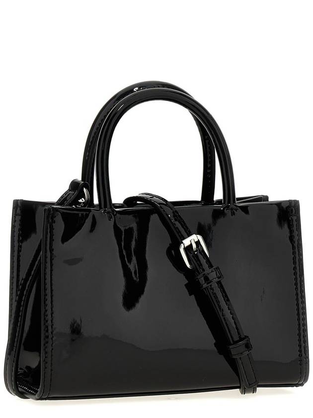 Ella Bio Patent Tote Bag Black - TORY BURCH - BALAAN 3