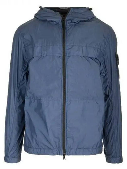 Garment Dyed Crinkle Reps R-Nylon Jacket Avio Blue - STONE ISLAND - BALAAN 2