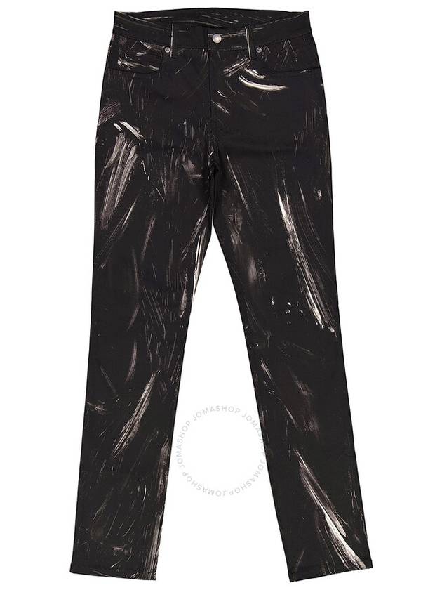 Moschino Men's Painted Effect Print Jeans, Brand Size 44 (Waist Size 29") - MOSCHINO - BALAAN 1