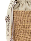 Small Woody Logo Bucket Bag Beige - CHLOE - BALAAN 4