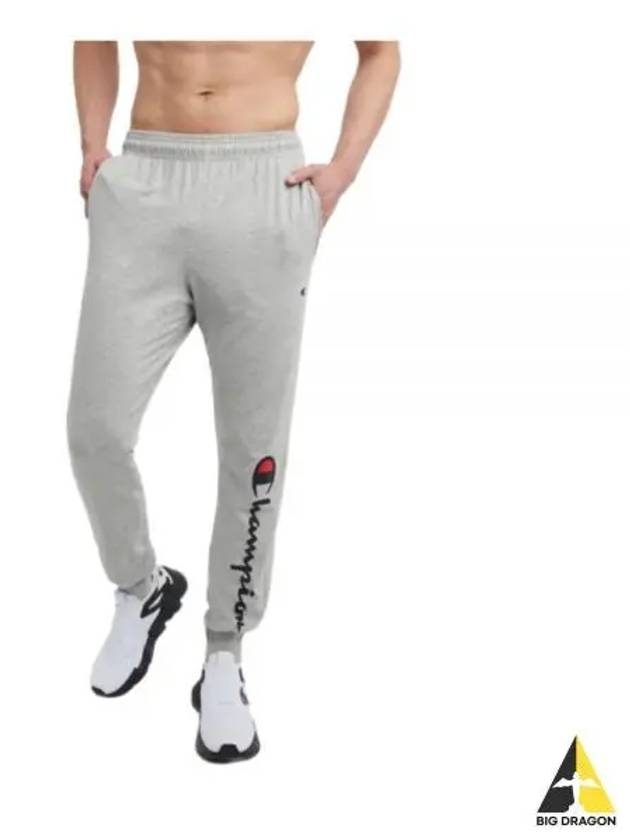 EVERYDAY COTTON GRAPHIC JOGGERS GP08H 586296 806 Everyday cotton graphic jogger pants - CHAMPION - BALAAN 1
