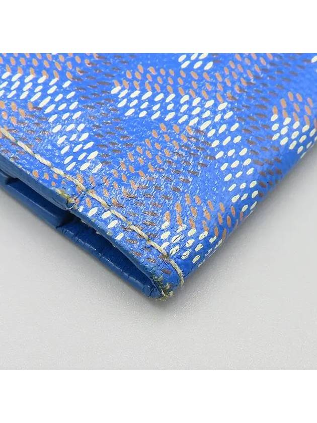 sky blue long wallet - GOYARD - BALAAN 4