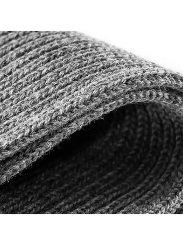 short wool knit muffler gray - ANDERSEN-ANDERSEN - BALAAN 5