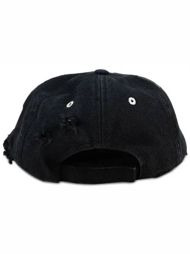 Logo Embroidery Ball Cap Black - OFF WHITE - BALAAN 4