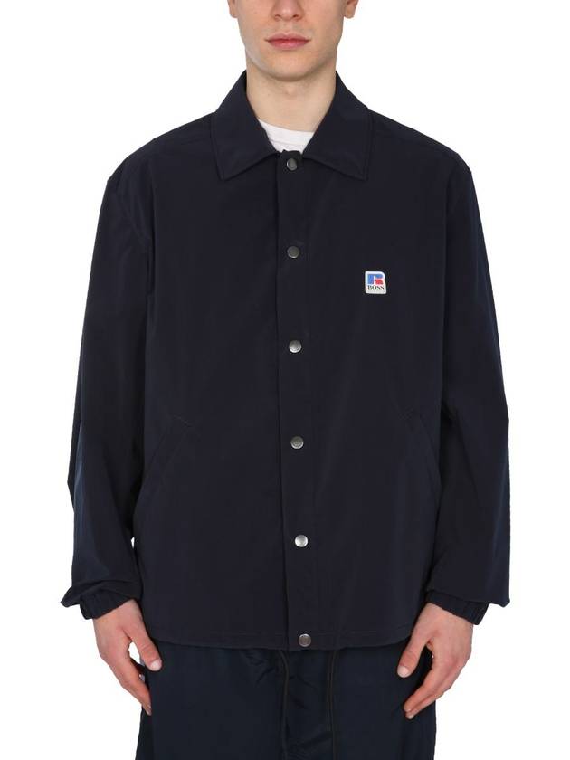 Boss Relaxed Fit Jacket With  X Russell Athletic Logo - HUGO BOSS - BALAAN 1