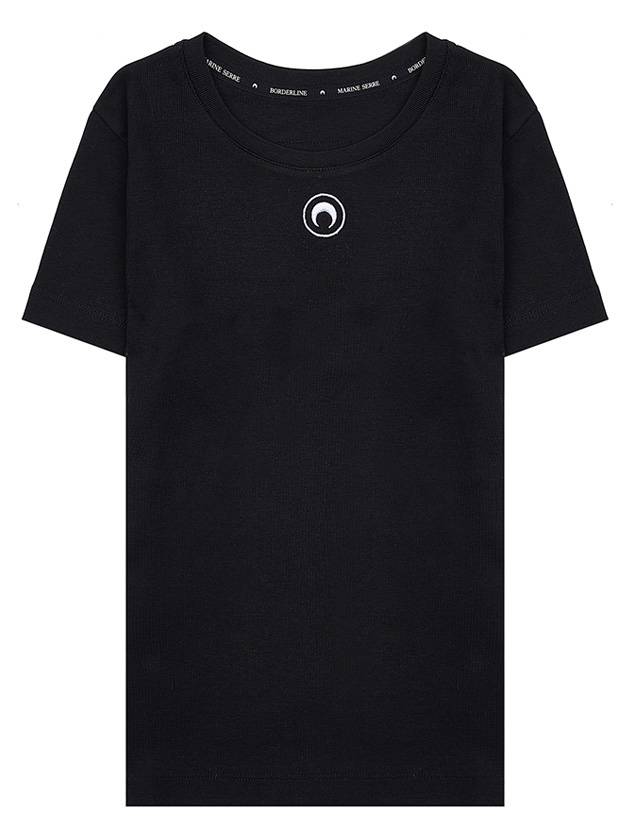 Women s Organic Cotton T Shirt WTT012 BK99 - MARINE SERRE - BALAAN 10