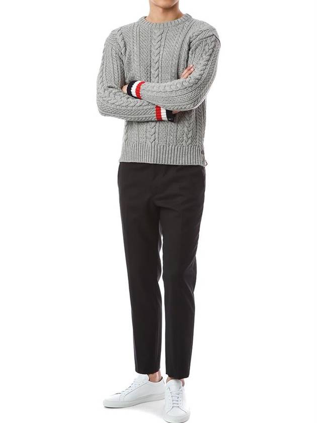 Aran cable wool knit 5 - THOM BROWNE - BALAAN 7