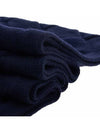 Intrecciato Wool Muffler Navy - BOTTEGA VENETA - BALAAN 6