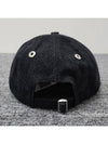 Heart Logo Denim Ball Cap Black - AMI - BALAAN 8