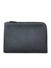 silver clutch bag - HERMES - BALAAN 1