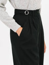 Double Buckle Wide Pants Black - JUN BY JUN K - BALAAN 4