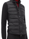 Women's Grenoble Logo Mix Padded Cardigan Black - MONCLER - BALAAN 5