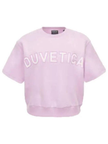 Marne Light Violet Training Top Short Sleeve T Shirt - DUVETICA - BALAAN 1