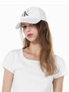 JEANS Unisex CKJ Monogram Embroidered Ball Cap 4G5040GYAF - CALVIN KLEIN - BALAAN 1