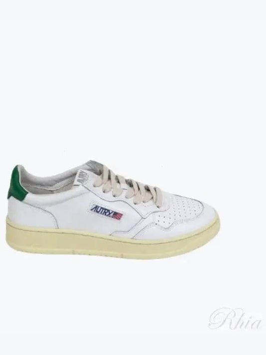 Medalist Green Tab Leather Low Top Sneakers White - AUTRY - BALAAN 2