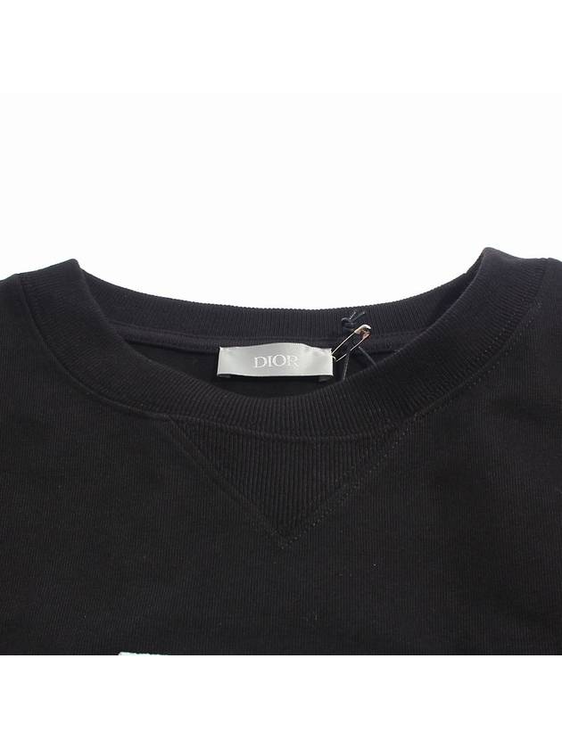 Couture Relaxed Fit Short Sleeve T-Shirt Black - DIOR - BALAAN 5