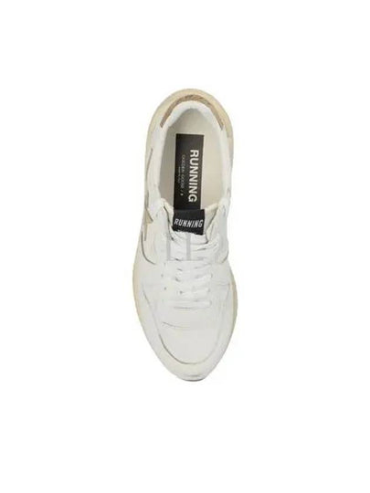 Running Sole Sports Low Top Sneakers Gold White - GOLDEN GOOSE - BALAAN 2