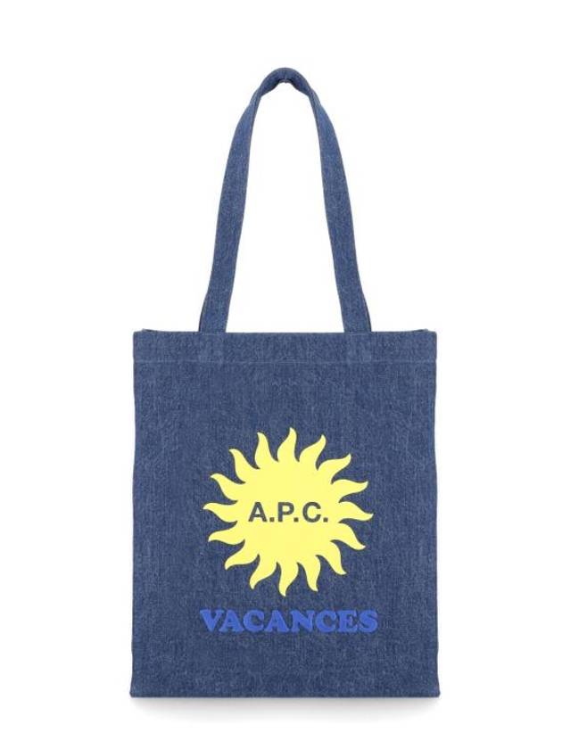 Lou Tote Bag Vacances Indigo - A.P.C. - BALAAN 2