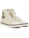 Women's Benkeenh Logo High Top Sneakers Chalk - ISABEL MARANT - BALAAN 2