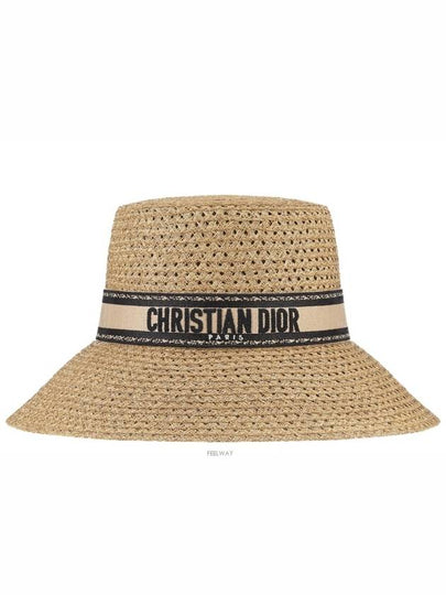 D Bobby Large Brim Bucket Hat Beige - DIOR - BALAAN 2