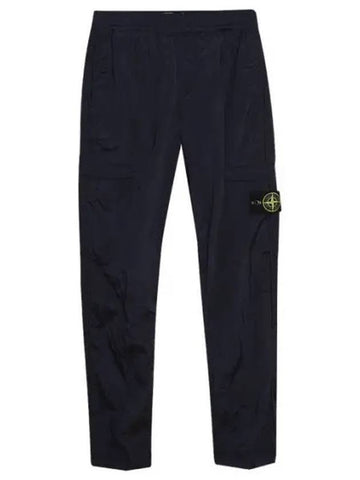 Wappen Patch Nylon Metal Cargo Track Pants Navy - STONE ISLAND - BALAAN 1