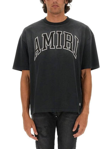 Amiri T-Shirt With Logo - AMIRI - BALAAN 1