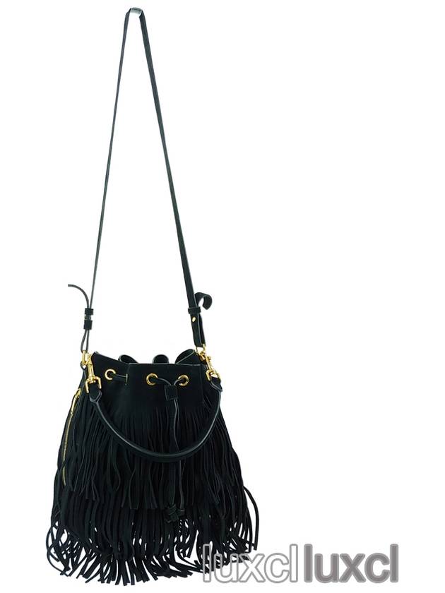 YSL Emmanuel fringe bucket shoulder bag - SAINT LAURENT - BALAAN 6