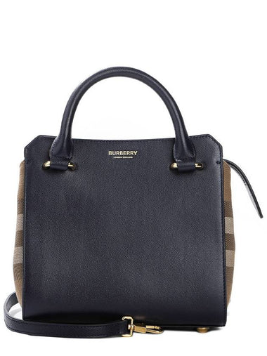 Banwell Tote Bag Navy - BURBERRY - BALAAN 1