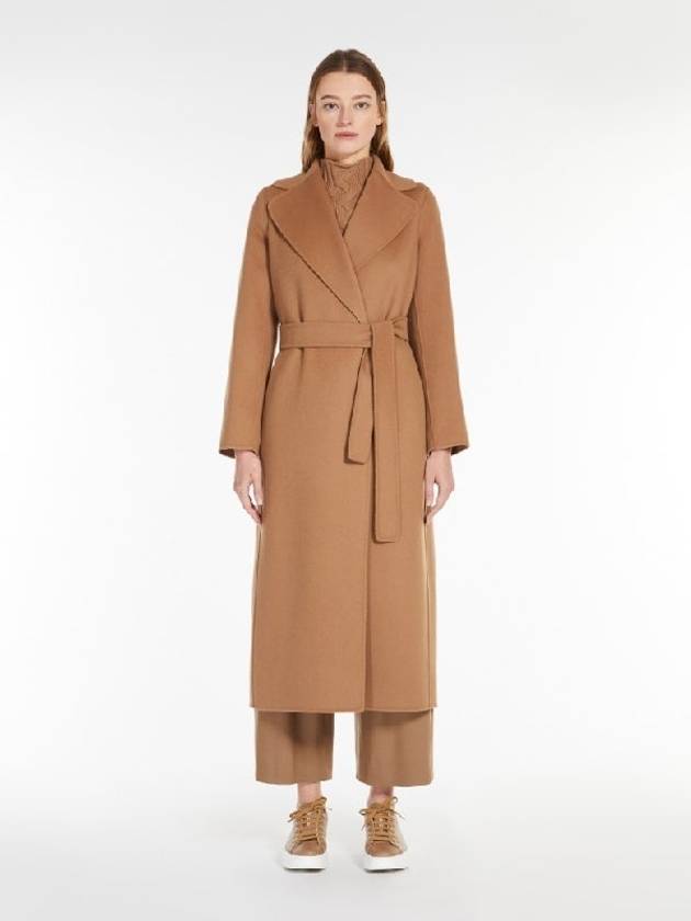 POLDO Belted Wool Single Coat Camel - S MAX MARA - BALAAN 4