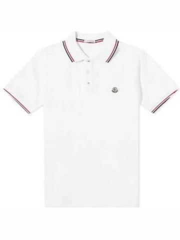 8A70300 84556 001 Logo Patch Polo Shirt 1326828 - MONCLER - BALAAN 1