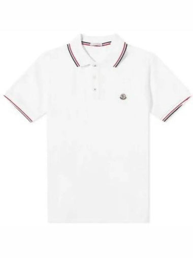 8A70300 84556 001 Logo Patch Polo Shirt 1326828 - MONCLER - BALAAN 1