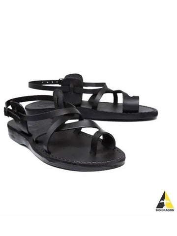 SANDALS NO 8 THE GOOD SHEPHERD BLACK - JERUSALEM - BALAAN 1