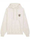 Graph Slogan Print Hoodie HO108 CREAM - DROLE DE MONSIEUR - BALAAN 2