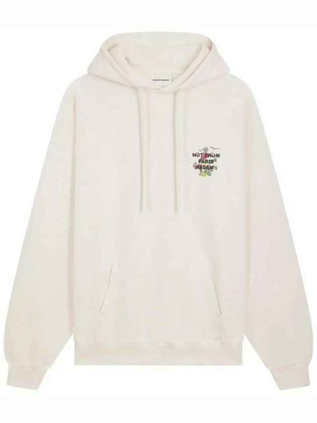 Graph Slogan Print Hoodie HO108 CREAM - DROLE DE MONSIEUR - BALAAN 2