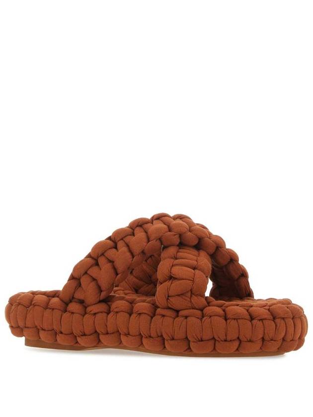 Keimi Stretch Mule Slippers Brown - CHLOE - BALAAN 3