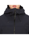 Men's Shell R Drawstring Goggle Hooded Jacket Navy - CP COMPANY - BALAAN 8