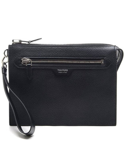 Zipper Clutch Bag Black - TOM FORD - BALAAN 2