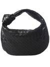 Teen Jody Hobo Shoulder Bag Black - BOTTEGA VENETA - BALAAN 1