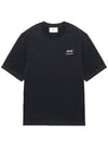 Alexandre Mattiussi Short Sleeve T-Shirt Black - AMI - BALAAN 3