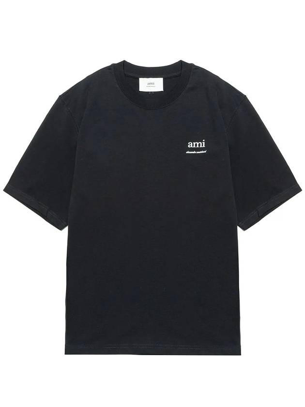 Alexandre Mattiussi Short Sleeve T-Shirt Black - AMI - BALAAN 3