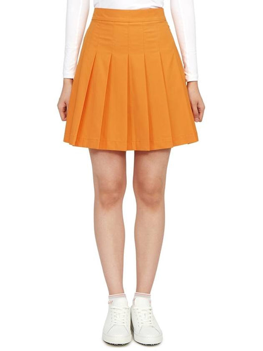 Women's Adina Golf Skirt Orange - J.LINDEBERG - BALAAN 2