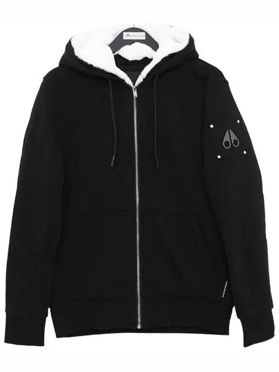 Classic Bunny Zip Up Hoodie White Lining Black - MOOSE KNUCKLES - BALAAN 2