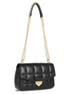 Soho Small Quilted Shoulder Bag Black - MICHAEL KORS - BALAAN.