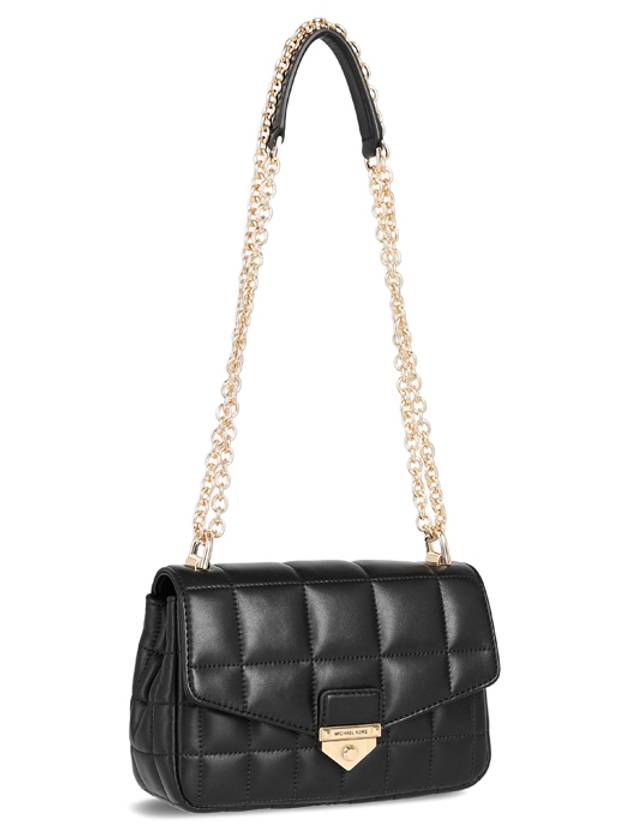 Soho Small Quilted Shoulder Bag Black - MICHAEL KORS - BALAAN.