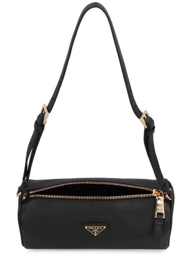 Triangle Logo Shoulder Bag Black - PRADA - BALAAN 6