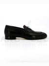 Paris Loafers Goatskin Palladium Noir - HERMES - BALAAN 4