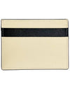 Bicolor Leather Card Wallet Beige - MARNI - BALAAN 3