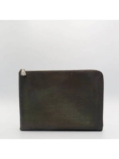 green clutch bag - BERLUTI - BALAAN 2