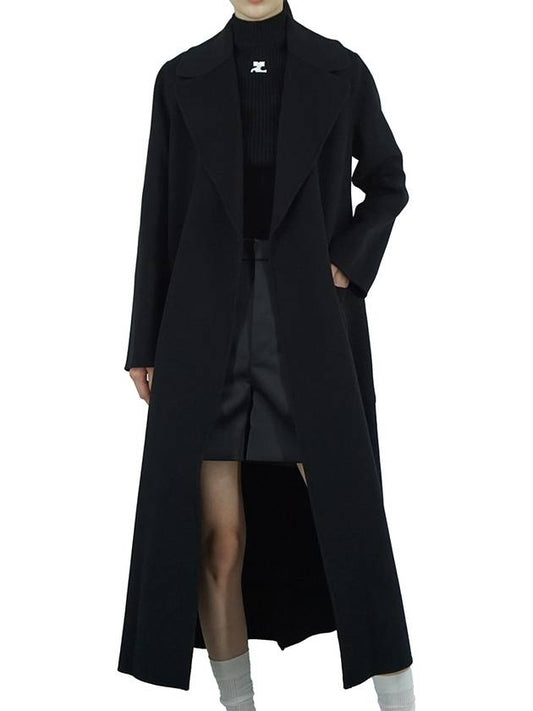 Paolore wool coat black 2429016151600 013 - MAX MARA - BALAAN 1