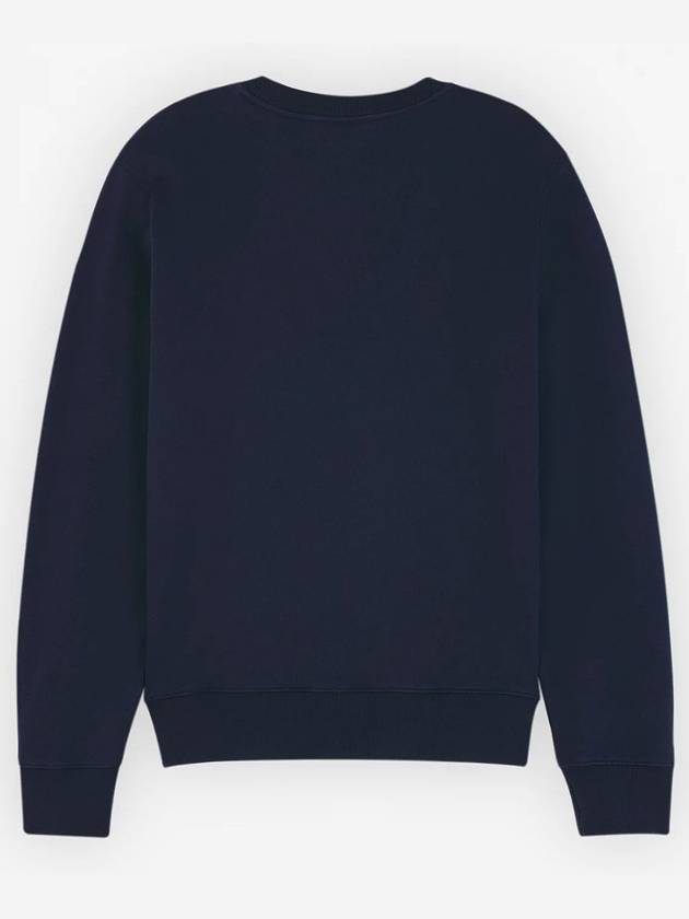 Chillax Patch Regular Sweatshirt Ink Blue - MAISON KITSUNE - BALAAN 3